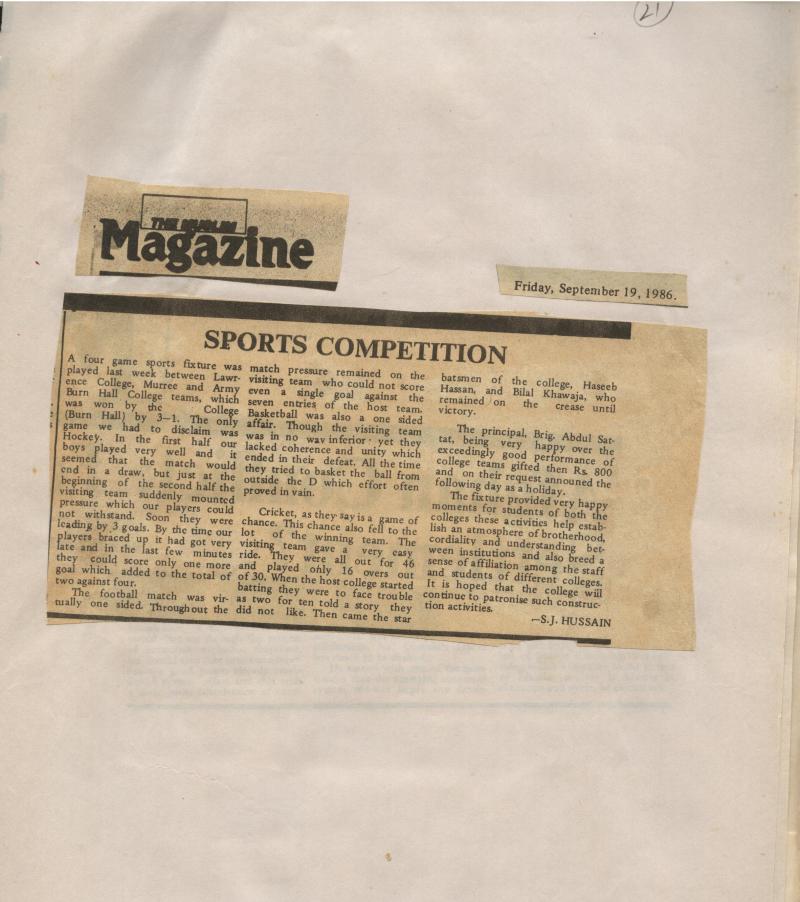 Sports Competition