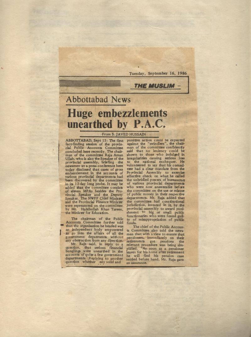 Huge Embezzlement Unearthed