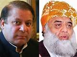 Nawaz Sharif and Maulana Fazal ur Rehman