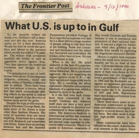 What US is up to in Gulf